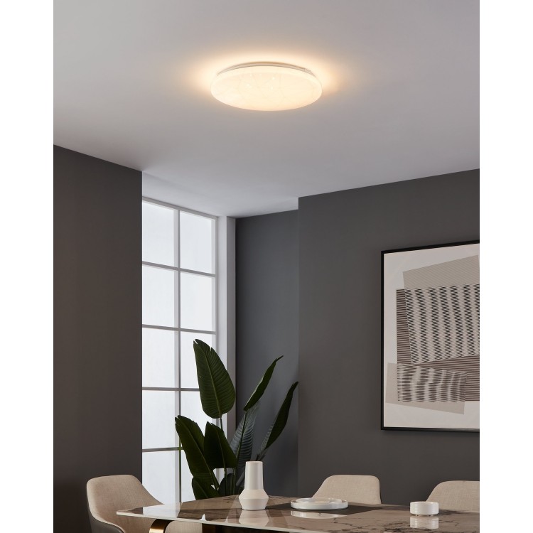 RENDE Φωτιστικό Οροφής LED EGLO 900612 λευκό χρυσό Ø38cm RENDE Φωτιστικό Οροφής LED EGLO 900612 λευκό χρυσό Ø38cm