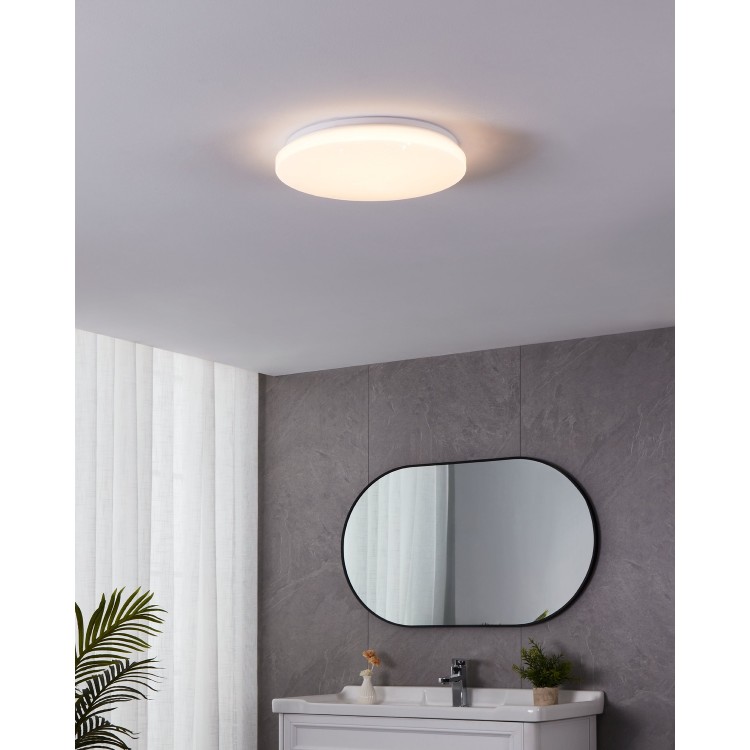 FRANIA-A Φωτιστικό Οροφής LED EGLO 900619 λευκό Ø31cm IP44 FRANIA-A Φωτιστικό Οροφής LED EGLO 900619 λευκό Ø31cm IP44