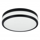 PALERMO Φωτιστικό Οροφής LED EGLO 900846 μαύρο Ø22,5cm IP44 PALERMO Φωτιστικό Οροφής LED EGLO 900846 μαύρο Ø22,5cm IP44