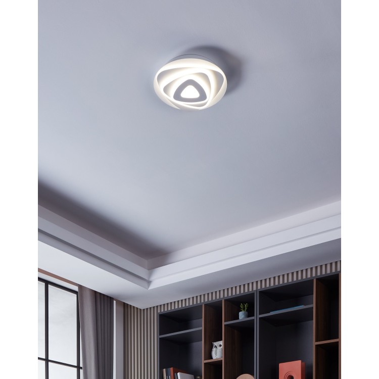 PALAGIANO Φωτιστικό Οροφής LED EGLO 900863 λευκό Ø30cm PALAGIANO Φωτιστικό Οροφής LED EGLO 900863 λευκό Ø30cm