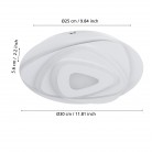 PALAGIANO Φωτιστικό Οροφής LED EGLO 900863 λευκό Ø30cm PALAGIANO Φωτιστικό Οροφής LED EGLO 900863 λευκό Ø30cm