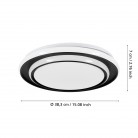 MOSCHETTA Φωτιστικό Οροφής LED EGLO 902046 μαύρο Ø40cm MOSCHETTA Φωτιστικό Οροφής LED EGLO 902046 μαύρο Ø40cm
