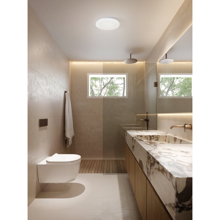 FRANIA Φωτιστικό Οροφής LED EGLO 902077 λευκό Ø31cm IP44 FRANIA Φωτιστικό Οροφής LED EGLO 902077 λευκό Ø31cm IP44