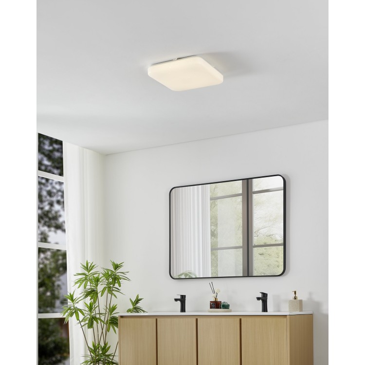 FRANIA Φωτιστικό Οροφής LED EGLO 902078 λευκό L33cm IP44 FRANIA Φωτιστικό Οροφής LED EGLO 902078 λευκό L33cm IP44