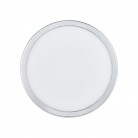 PALERMO Φωτιστικό Οροφής LED EGLO 94998 ασημί Ø22,5cm IP44
