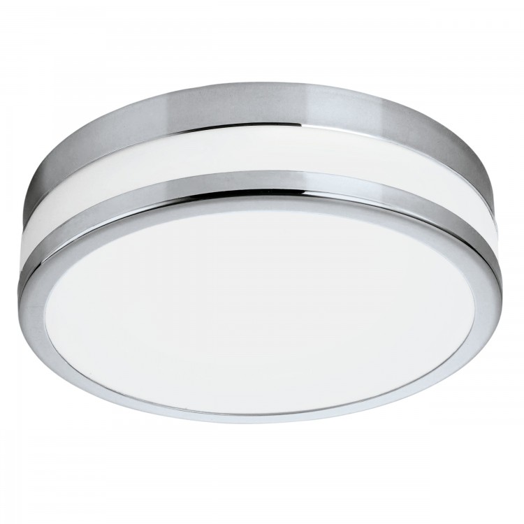PALERMO Φωτιστικό Οροφής LED EGLO 94998 ασημί Ø22,5cm IP44