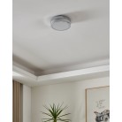 PALERMO Φωτιστικό Οροφής LED EGLO 94998 ασημί Ø22,5cm IP44
