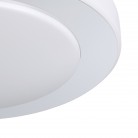 CAPRI Φωτιστικό Οροφής LED EGLO 95283 ασημί Ø38,5cm IP44