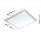 COMPETA1 Φωτιστικό Οροφής LED EGLO 95679 ασημί λευκό L34cm COMPETA1 Φωτιστικό Οροφής LED EGLO 95679 ασημί λευκό L34cm