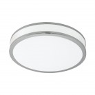 PALERMO2 Φωτιστικό Οροφής LED EGLO 95682 ασημί λευκό Ø28cm PALERMO2 Φωτιστικό Οροφής LED EGLO 95682 ασημί λευκό Ø28cm