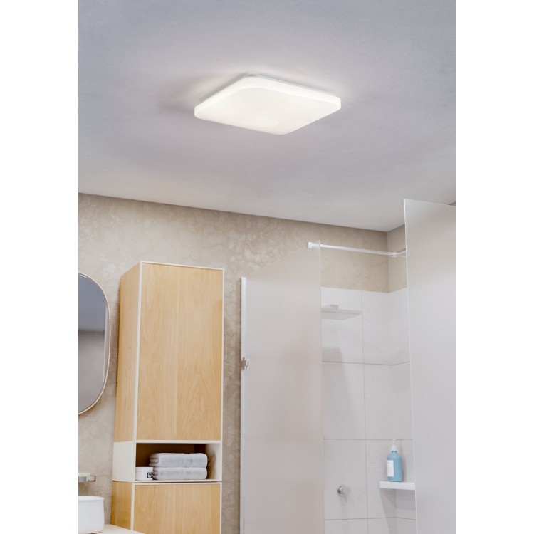 FRANIA-A Φωτιστικό Οροφής LED EGLO 97885 λευκό L33cm IP44