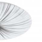 NIEVES1 Φωτιστικό Οροφής LED EGLO 98326 λευκό ασημί Ø51cm