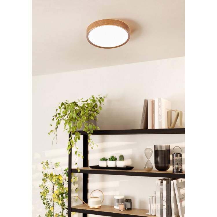 MUSURITA Φωτιστικό Οροφής LED EGLO 98601 καφέ Ø34cm MUSURITA Φωτιστικό Οροφής LED EGLO 98601 καφέ Ø34cm