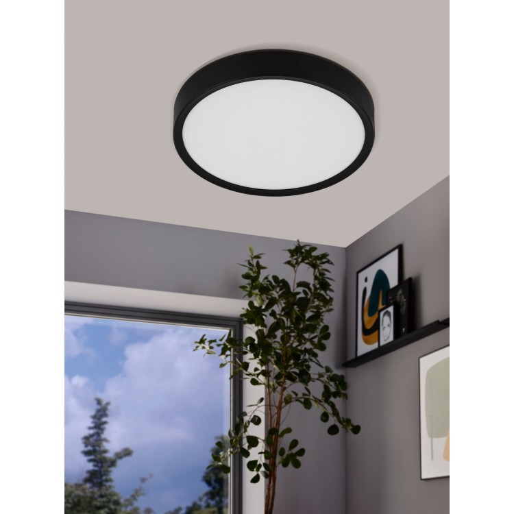 MUSURITA Φωτιστικό Οροφής LED EGLO 98603 μαύρο Ø34cm MUSURITA Φωτιστικό Οροφής LED EGLO 98603 μαύρο Ø34cm