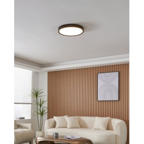 MUSURITA Φωτιστικό Οροφής LED EGLO 98604 μαύρο Ø44cm