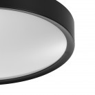 MUSURITA Φωτιστικό Οροφής LED EGLO 98604 μαύρο Ø44cm