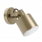 SOUTHERY Φωτιστικό Σποτ EGLO 43817 χρυσό λευκό H21cm