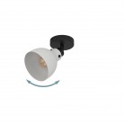 MATLOCK Φωτιστικό Σποτ EGLO 43827 γκρι μαύρο H22,5cm