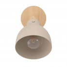 ARRECIFE Φωτιστικό Σποτ EGLO 900711 εκρού ξύλο H23,5cm
