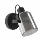 BERREGAS Φωτιστικό Σποτ EGLO 99052 μαύρο γυαλί H11cm