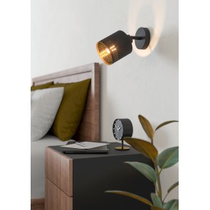 ESTEPERRA Φωτιστικό Σποτ EGLO 99276 μαύρο χρυσό H24cm