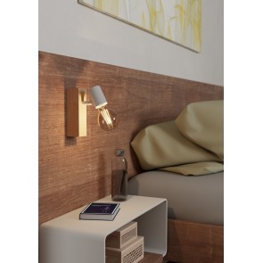TOWNSHEND 3 Φωτιστικό Σποτ EGLO 99482 λευκό ξύλο H16,5cm FSC