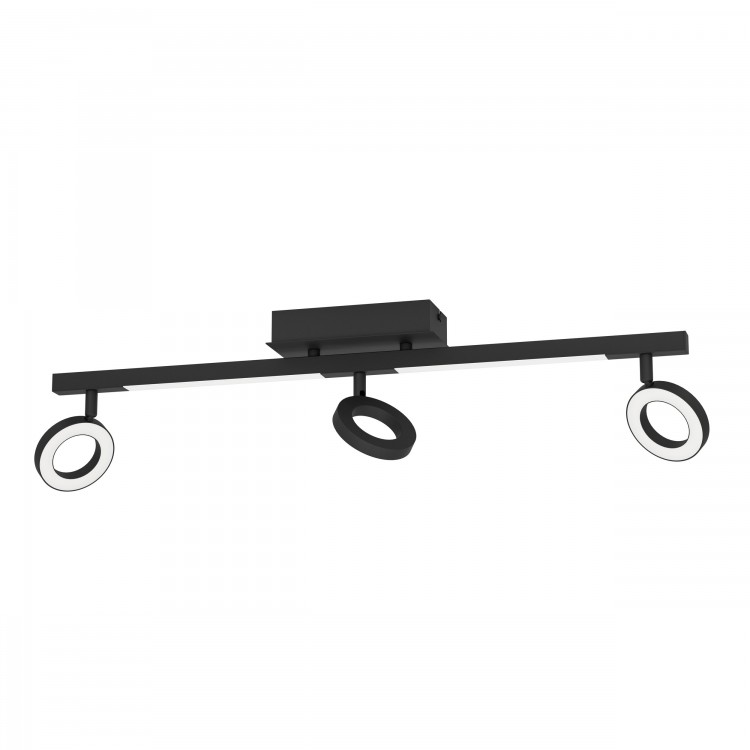 CARDILLIO 2 Φωτιστικό Σποτ 3xLED EGLO 900515 μαύρο L38,5cm