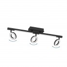 CARDILLIO 2 Φωτιστικό Σποτ 3xLED EGLO 900515 μαύρο L38,5cm