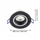CAROSSO-Z Εντοιχιζόμενο Φωτιστικό Σποτ RGB CCT EGLO 900764 αλουμίνιο μαύρο Ø9,3cm CAROSSO-Z Εντοιχιζόμενο Φωτιστικό Σποτ RGB CCT EGLO 900764 αλουμίνιο μαύρο Ø9,3cm