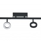 CARDILLIO 1 Φωτιστικό Σποτ 6xLED EGLO 900839 μαύρο L38,5cm