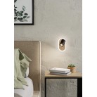 RIMBOCCHI Φωτιστικό Σποτ LED EGLO 901631 μαύρο ξύλο H18cm