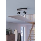 RIMBOCCHI Φωτιστικό Σποτ 2xLED EGLO 901632 μαύρο ξύλο L34cm RIMBOCCHI Φωτιστικό Σποτ 2xLED EGLO 901632 μαύρο ξύλο L34cm