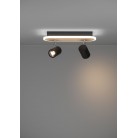 RIMBOCCHI Φωτιστικό Σποτ 2xLED EGLO 901632 μαύρο ξύλο L34cm RIMBOCCHI Φωτιστικό Σποτ 2xLED EGLO 901632 μαύρο ξύλο L34cm