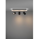 RIMBOCCHI Φωτιστικό Σποτ 3xLED EGLO 901633 μαύρο ξύλο L46cm