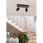 RIMBOCCHI 1 Φωτιστικό Σποτ 2xLED EGLO 901635 μαύρο λευκό L34cm RIMBOCCHI 1 Φωτιστικό Σποτ 2xLED EGLO 901635 μαύρο λευκό L34cm