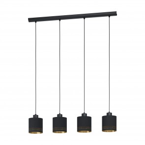 ESTEPERRA  Κρεμαστό Φωτιστικό Ράγα - Μαύρο EGLO 