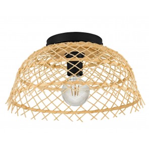 AUSNBY Φωτιστικό Οροφής της EGLO 43831 από RATTAN Ø 37cm - natural
