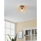 AUSNBY Φωτιστικό Οροφής της EGLO 43831 από RATTAN Ø 37cm - natural