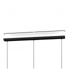 BULCIAGO Κρεμαστό Φωτιστικό 390104 EGLO ράγα - γυάλινα καπέλα φιμέ