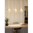 CARLTON 1 Κρεμαστό Φωτιστικό 43002 τρίφωτο λευκό