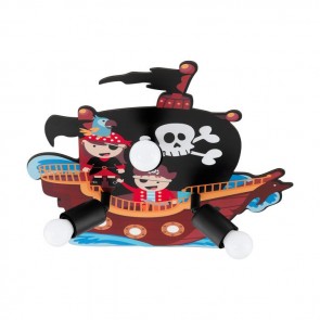 SAN CARLO Φωτιστικό Οροφής EGLO - πλαφονιέρα πειρατικό καράβι - pirates