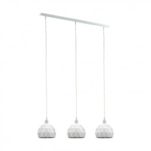 ROCCAFORTE EGLO 97857 Τρίφωτη Ράγα Λευκή 