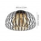 ENCINITOS Φωτιστικό Οροφής 99664 EGLO μαύρο - ορείχαλκος