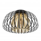 ENCINITOS Φωτιστικό Οροφής 99664 EGLO μαύρο - ορείχαλκος