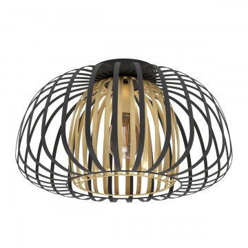 ENCINITOS Φωτιστικό Οροφής 99664 EGLO μαύρο - ορείχαλκος