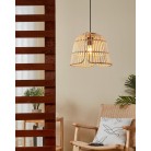 GLYNEATH  Κρεμαστό Φωτιστικό EGLO  43873 rattan  Ø37,5cm