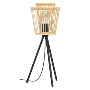 HYKEHAM Επιτραπέζιο Φωτιστικό μπαμπού EGLO 43854  Ø21cm natural 