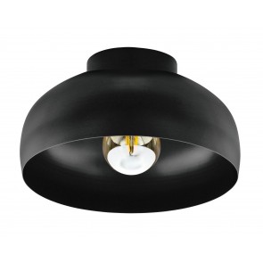 MOGANO 2 Φωτιστικό Οροφής EGLO 900553 Ø28cm μαύρο