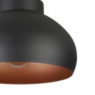 MOGANO 2 Φωτιστικό Οροφής EGLO 900555 Ø28cm μαύρο - χαλκός 