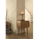 OXPARK Επιτραπέζιο Φωτιστικό  EGLO 43944 υφασμάτινο καπέλο - φύλλα μπαμπού Ø22cm